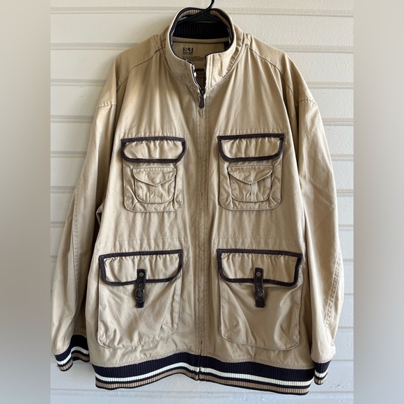 Sean John Utility Jacket and Pants set Cargo Coat EUC XXL - Picture 2 of 16